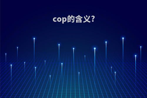 cop的含义?