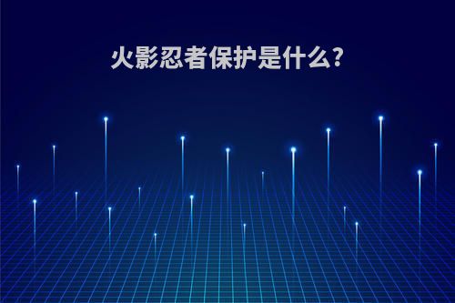火影忍者保护是什么?
