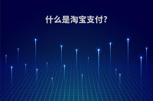 什么是淘宝支付?