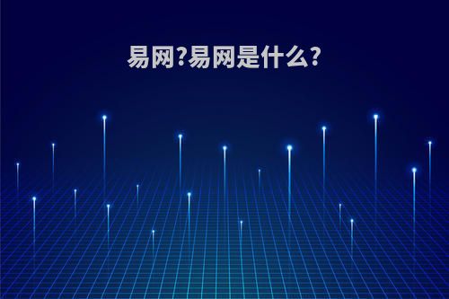 易网?易网是什么?