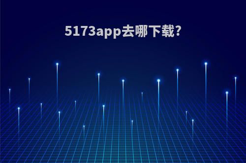 5173app去哪下载?