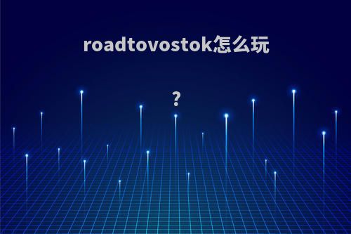 roadtovostok怎么玩?