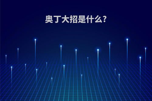 奥丁大招是什么?